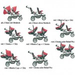 Коляска для двойни Jane PowerTwin Pro.  Увеличить.