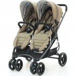 Прогулочная коляска для двойни Valco Baby Snap Ultra Duo tailormade brown. Увеличить фотографию.